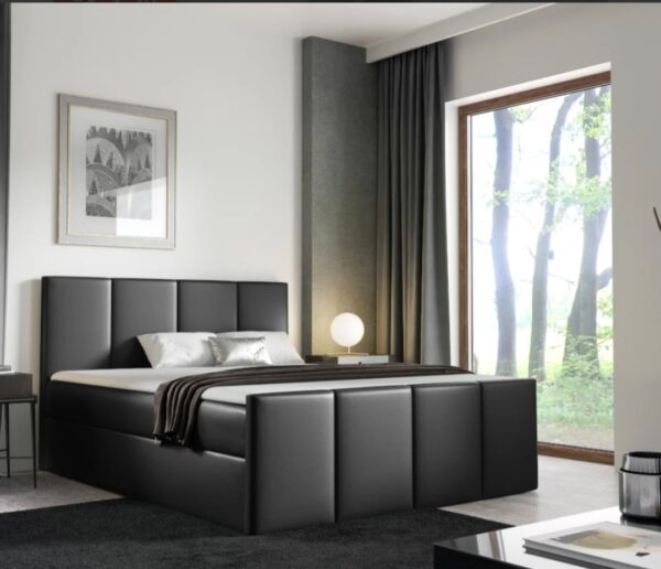Boxspringbett LUX - Leder